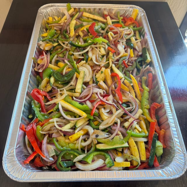 Grilled Veggie Tray.