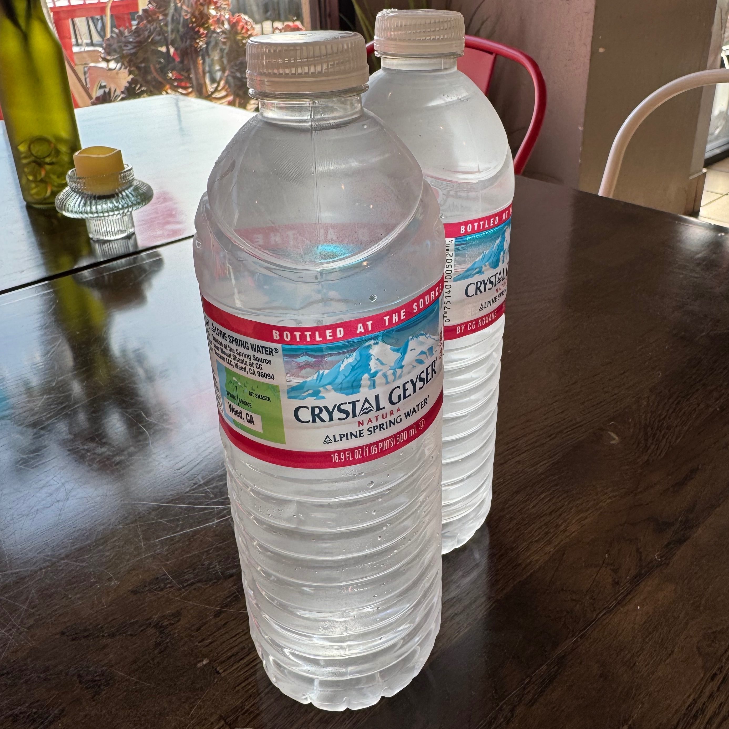 Bottled Water.